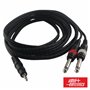 Cabo Jack 3.5Mm Macho St / 2Jack 6.35Mm Macho Mn 6M