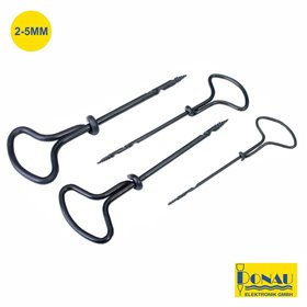 Conjunto De 4 Verrumas Manuais 2-3-4-5Mm Donau