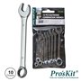 Conjunto De 10 Chaves De Bocas Proskit