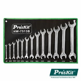 Conjunto De 13 Chaves De Bocas Proskit