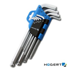 Conjunto 9 Chaves Sextavadas Hogert