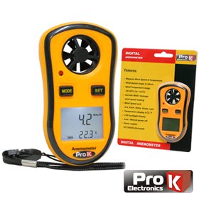 Anemómetro E Termómetro Digital Prok