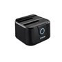 Dock base sata disks tooq 2 compartimentos 2,5 polegadas - 3,5 polegadas - usb 3.0 - função de clonagem