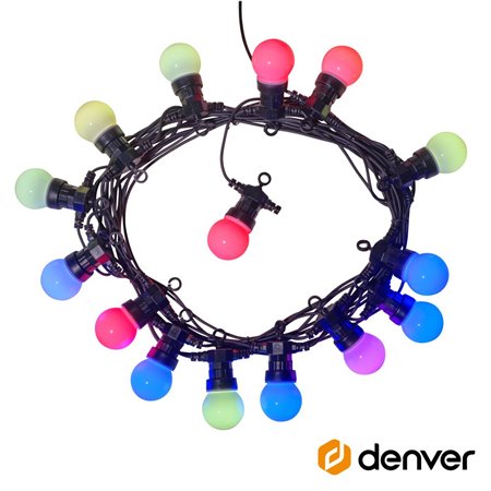 Corrente De Iluminação C/ Lâmpadas Rgb 14M Tuya Denver