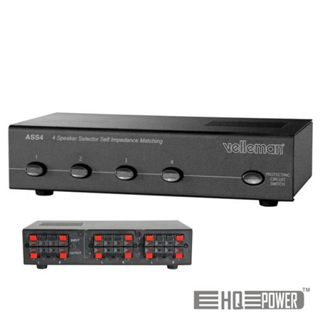 Comutador P/ Caixas Acústicas Hq Power