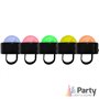 Conjunto De 5 Anéis Led Rgb Party
