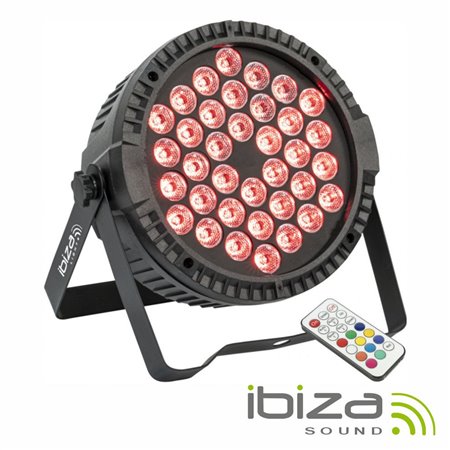 Projetor Par C/ 36 Leds 1W Rgb Dmx Ibiza