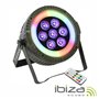 Projetor Par C/ 7 Leds 6W Rgbw 1 Anel Led Dmx Ibiza