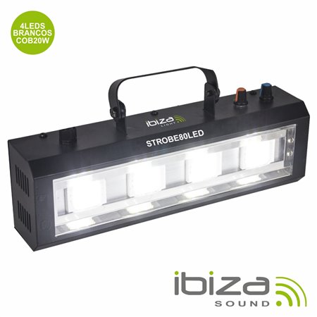 Estroboscópio C/ 4 Leds Cob 20W Ibiza