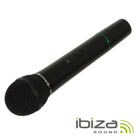 Microfone S/ Fios P/ Colunas Port 207.5Mhz Ibiza