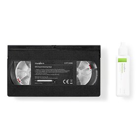 Cassete Vhs C/ Líquido De Limpeza 20Ml