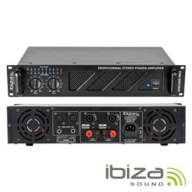 Amplificador Áudio 19" 2X1500W Ibiza