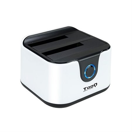 Docking station tooq hd 2.5 - 3.5 polegadas sata para usb 3.0 compartimento duplo - host usb 2.0 - 4200rpm - 7200rpm