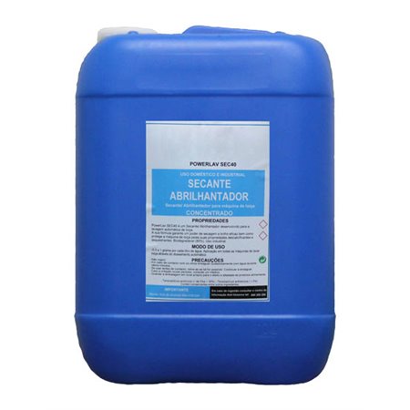 Secante e Abrilhantador Concentrado Sec40 - 10 litros