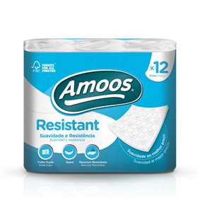 Papel Higiénico Doméstico de Folha Dupla - 108 rolos