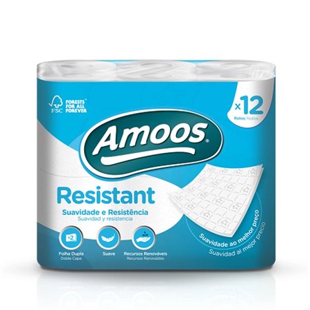 Papel Higiénico Doméstico de Folha Dupla - 108 rolos