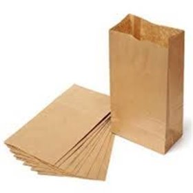 Saquetas de Papel Kraft Castanhas (SC09/TK11) 20x5x34 - 1000 unidades