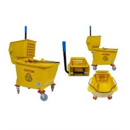 Balde Industrial c/ Rodas e Prensa - 32 litros