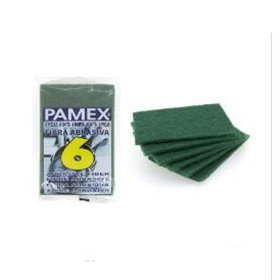 Esfregão Profissional Verde Cortado - 6 unidades