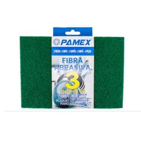 Esfregão Profissional Verde Cortado - 3 unidades