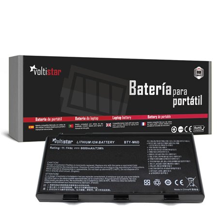 Bateria para Portatil MSI Gx680-245Us