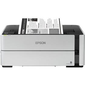 Impressora de injeção monocromática Epson Ecotank ET - M1170 A4 - 20ppm - USB - Rede - Wi-Fi - Wi-Fi Direct - Duplex - Bandeja p