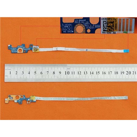 Placa do Botão de Alimentação com Cabo para Portatil Dell Inspiron 5455 5758 5559 5555
