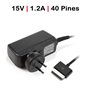 Carregador para Tablet Asus Trasnformer Pad Tf300 Tf300T Tf300 15V 1.2A 18W 40 Pines