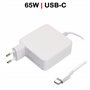 Carregador USB Tipo C USB-C 65W 5V/2.4A 9V/3A 12V/3A 15V/3A 18V/3A 20V/2.25A 20.3V/3A 65W