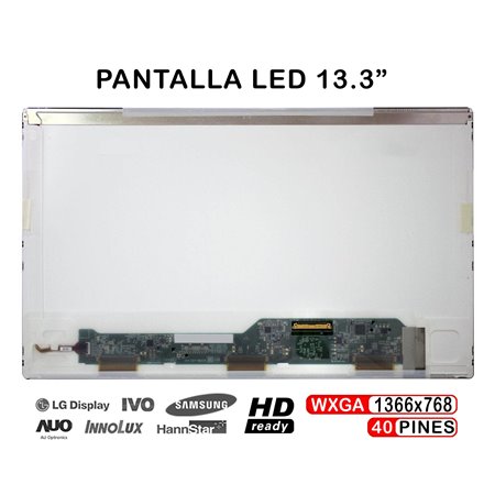 Ecrã LED de 13.3" para Portatil N133Bge-L21 LP133Wh1-Tla2