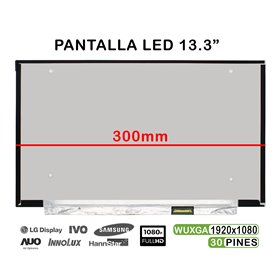Ecrã LED de 13.3" para Portatil N133Hce-Ep2 Rev.C1 FullHD