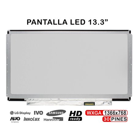 Ecrã Portatil LED 13.3 Polegadas B133Xtn01.6 B133Xtn02.1 N133Bge-E31 30 Pines