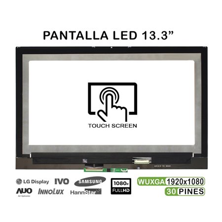 Ecrã com Tátil de 13.3" para Portatil Lenovo Yoga 720-13Ikb FHD M133Nwf4 R0