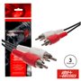 Cabo 2-Rca Macho / 2-Rca Macho 3M Pvc Polybag