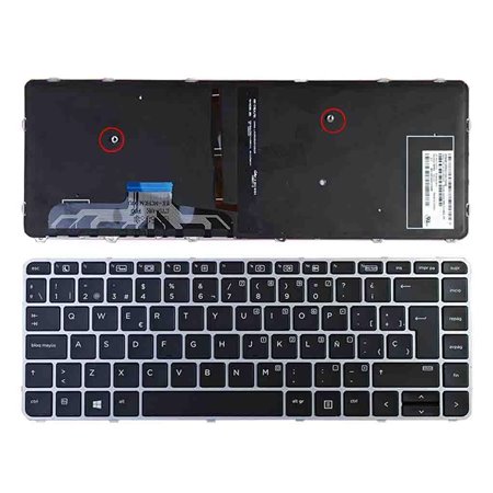 Teclado para Portatil HP EliteBook Folio 1040 G3 Prata