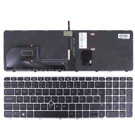 Teclado para Portatil HP EliteBook 755 G3 755 G4 850 G3 850 G4 ZBook 15U G3 15U G4