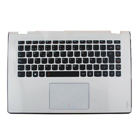 Teclado Cheio para Portatil Lenovo Yoga 2 13" Preto com Carcaça Branco