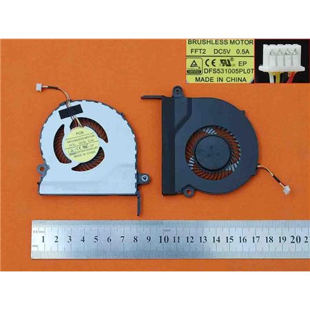 Ventoinha para Portatil Acer Aspire E5-731 E5-771 E5-771G Dfs531005Plot