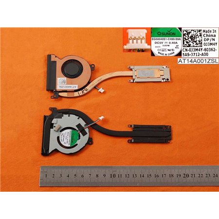 Ventoinha para Portatil Dell Latitude E7450 Integrado Eg50040S1-C490-S9A At14A001Zsl 0J3M4Y
