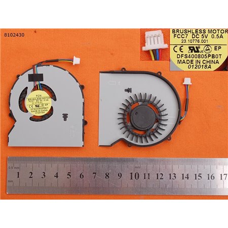 Ventoinha CPU para Portatil HP ProBook 430 G1 470 G1 727766-001 Dfs400805Pb0T