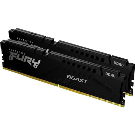 Memória RAM ddr5 16gb 2 x 8gb kingston - 5600 mhz - pc5 - 44800 - fury beast - cl36 - 1.25v - am5