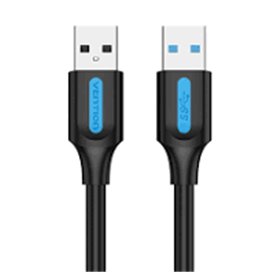 Cabo USB 3.0 Vention CONBI/ USB Macho - USB Macho/ 5Gbps/ 3m/ Preto