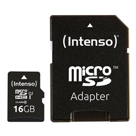 Cartão de memória micro sd intensa 16gb uhs - i cl10 + adaptador sd
