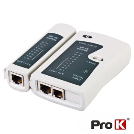 TESTADOR DE CABOS REDE RJ11/RJ45 PROK