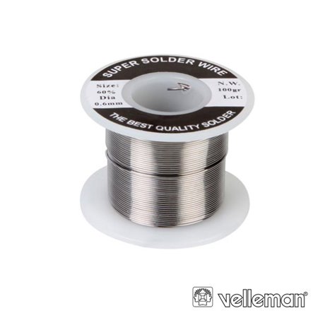 SOLDA 1MM 60/40 250G VELLEMAN