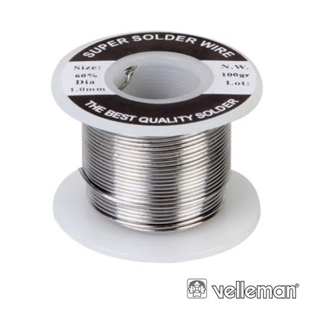 SOLDA 1MM 60/40 100G VELLEMAN