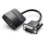 Cabo Conversor Vention ACNBB/ VGA Macho - HDMI Fêmea/ 15cm/ Preto