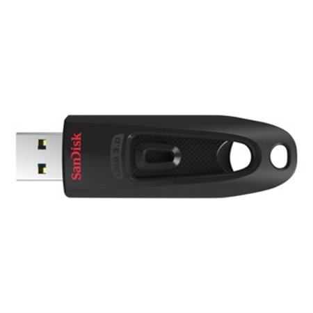 Memória usb 3.0 sandisk 128gb cruzer ultra black