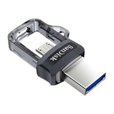 Sandisk 64gb ultra dual micro usb 3.0 stick de memória