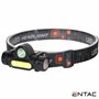 Lanterna de Cabeça COB+SMD 3W 120lm ENTAC